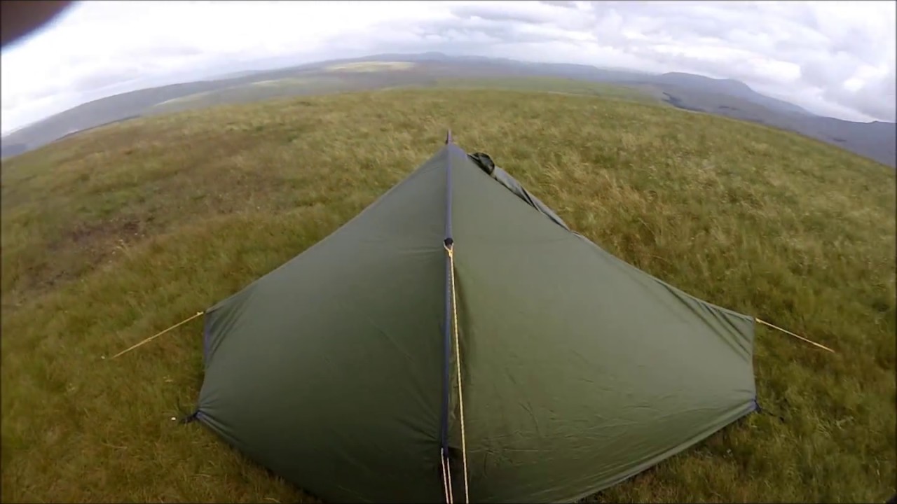 Wild camp on Great Knoutberry Hill (Widdale Fell)  in the Yorkshire Dales