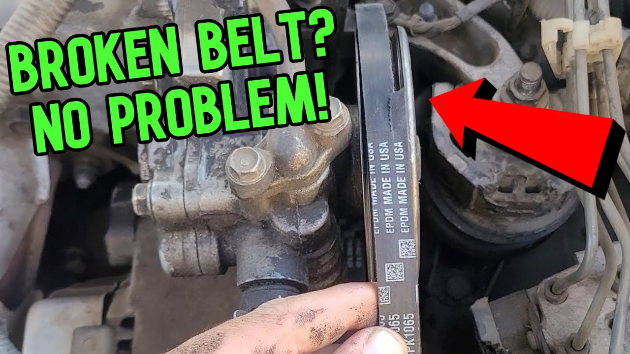 How to Replace Power steering belt on Honda Accord Easily!