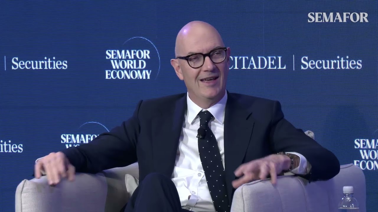 French Finance Minister Roland Lescure at Semafor World Economy