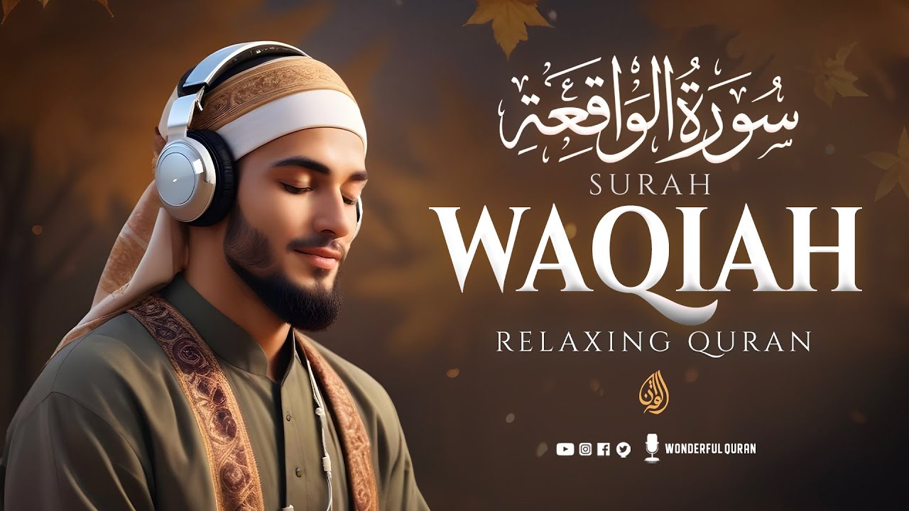 Surah Al Waqiah سورة الواقعة | Relaxing Heart Relaxing Majestic Voice | WQ