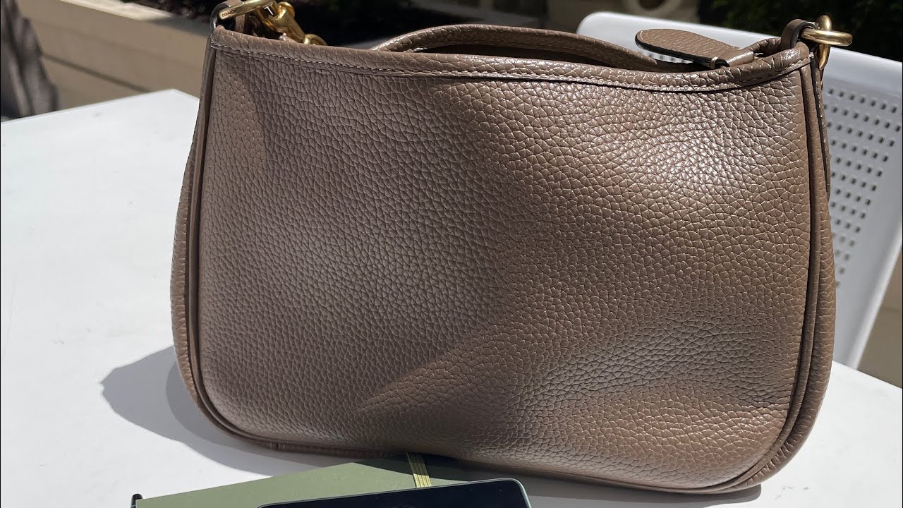 Coach Cary Crossbody - Dark Stone | 1st Impression - What Fits - Handy Mama Bag? 🩶🤎