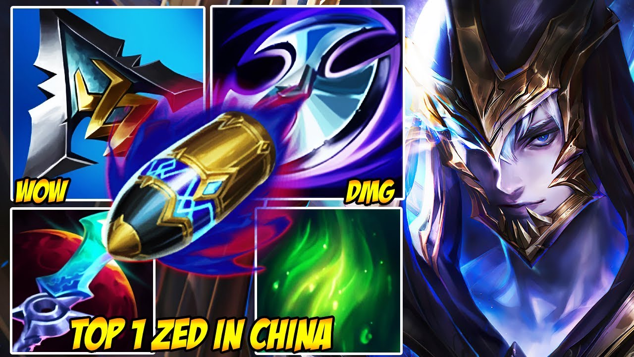 WILD RIFT CHINA TOP 1 ZED - THE MOMENT HE HIT LEVEL 5 THE GAME WAS NO LONGER FAIR
