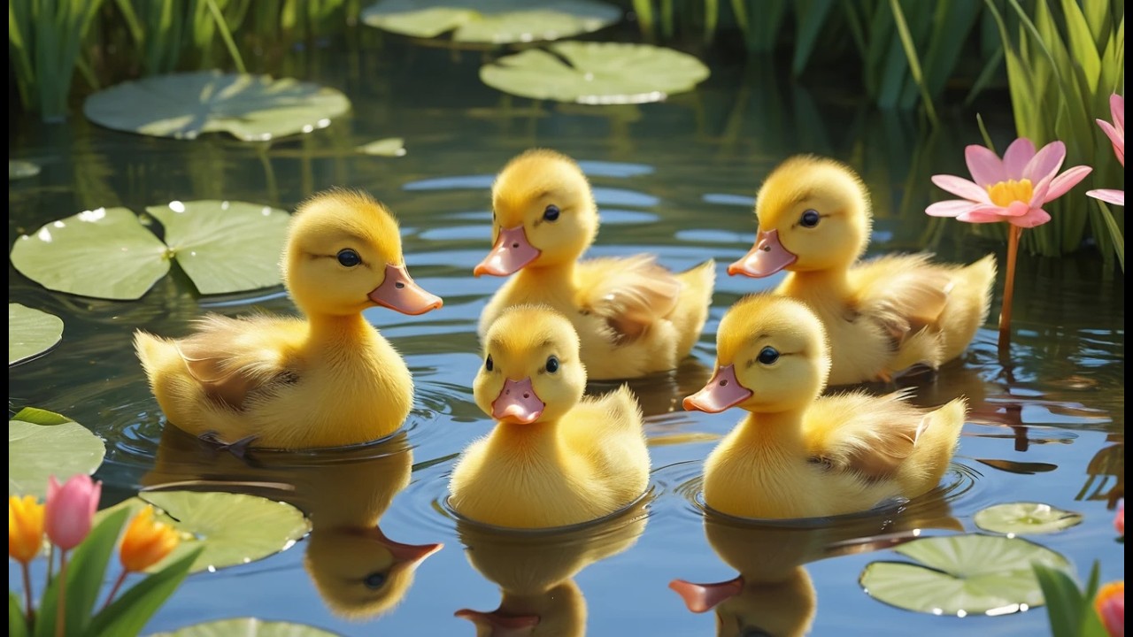Five Little Ducklings Quack Quack Quack 🦆 | Counting Songs & Animal Rhymes