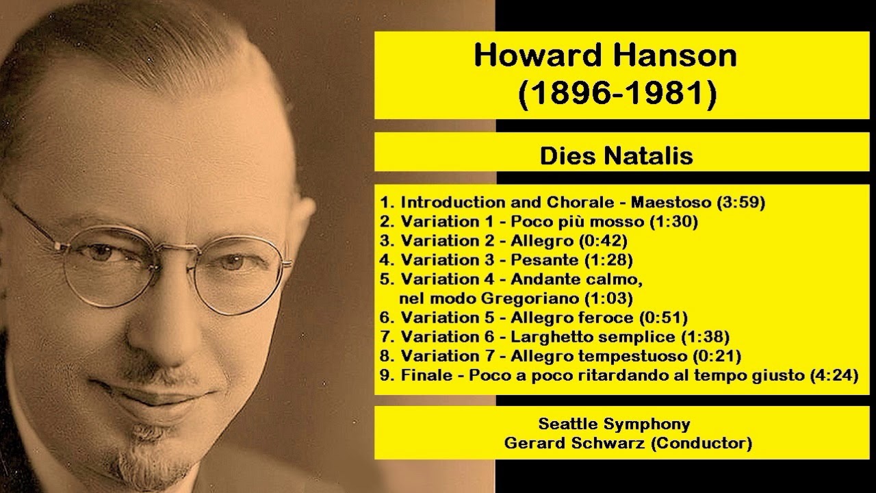 Howard Hanson (1896-1981) - Dies Natalis