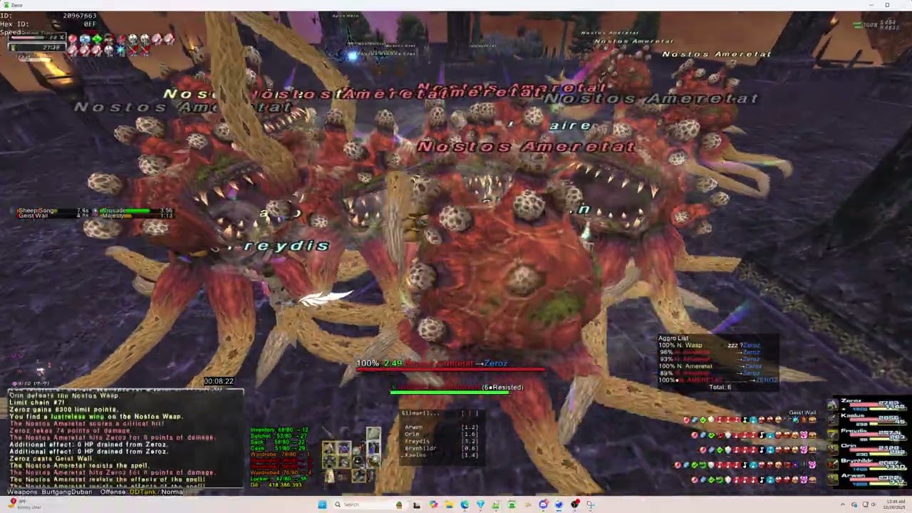 FFXI Odyssey C full clear PLD main healing.