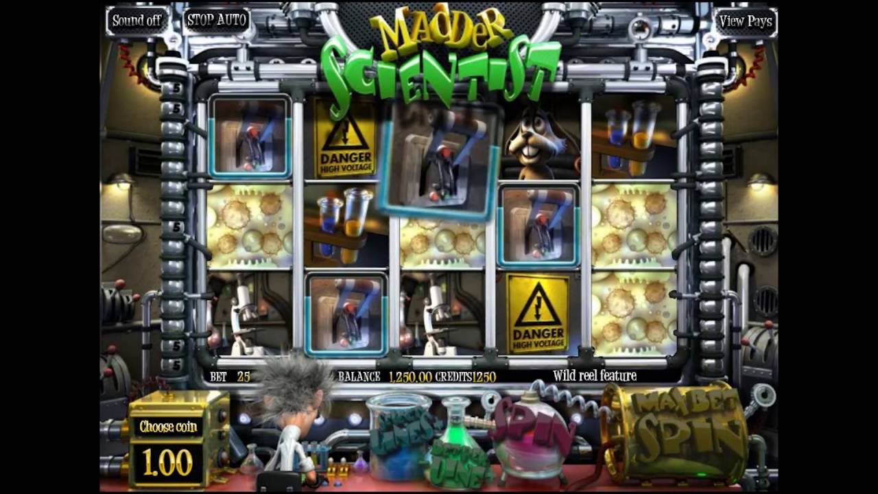 MADDER SCIENTIST +BIG WIN! +BONUS GAMES! online free slot SLOTSCOCKTAIL betsoft