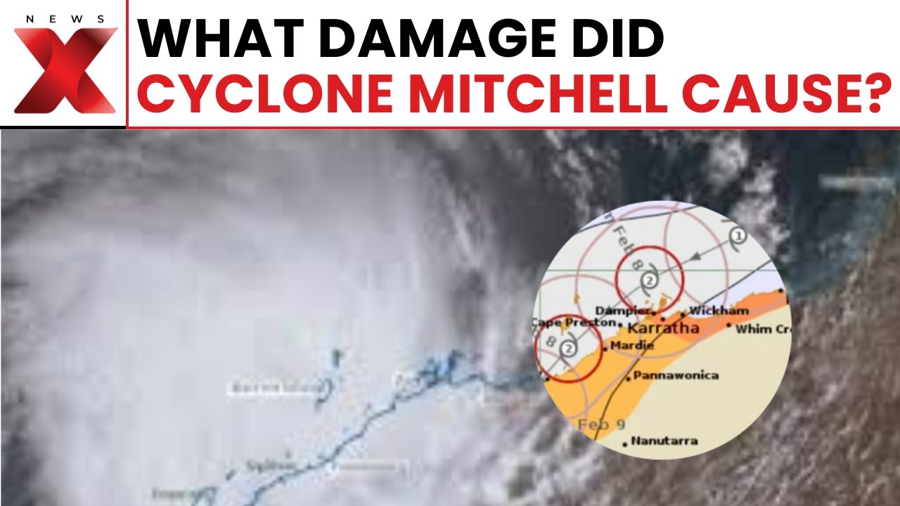 Cyclone Mitchell Arrives With Shocking Thunderstorm Show in Geraldton Overnight!