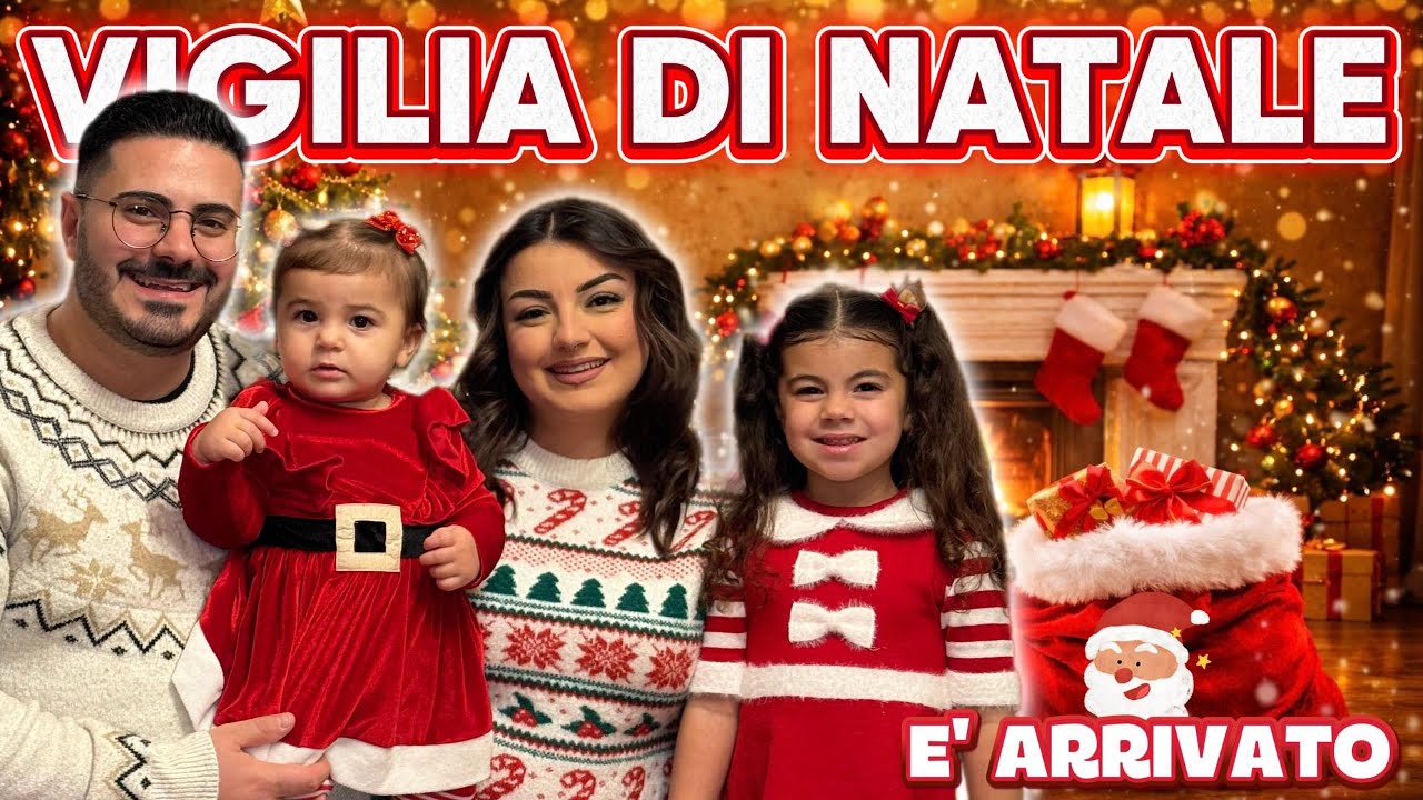 LA NOSTRA MAGICA VIGILIA DI NATALE 🎄✨ È ARRIVATO BABBO NATALE! 🎅🏻🎁