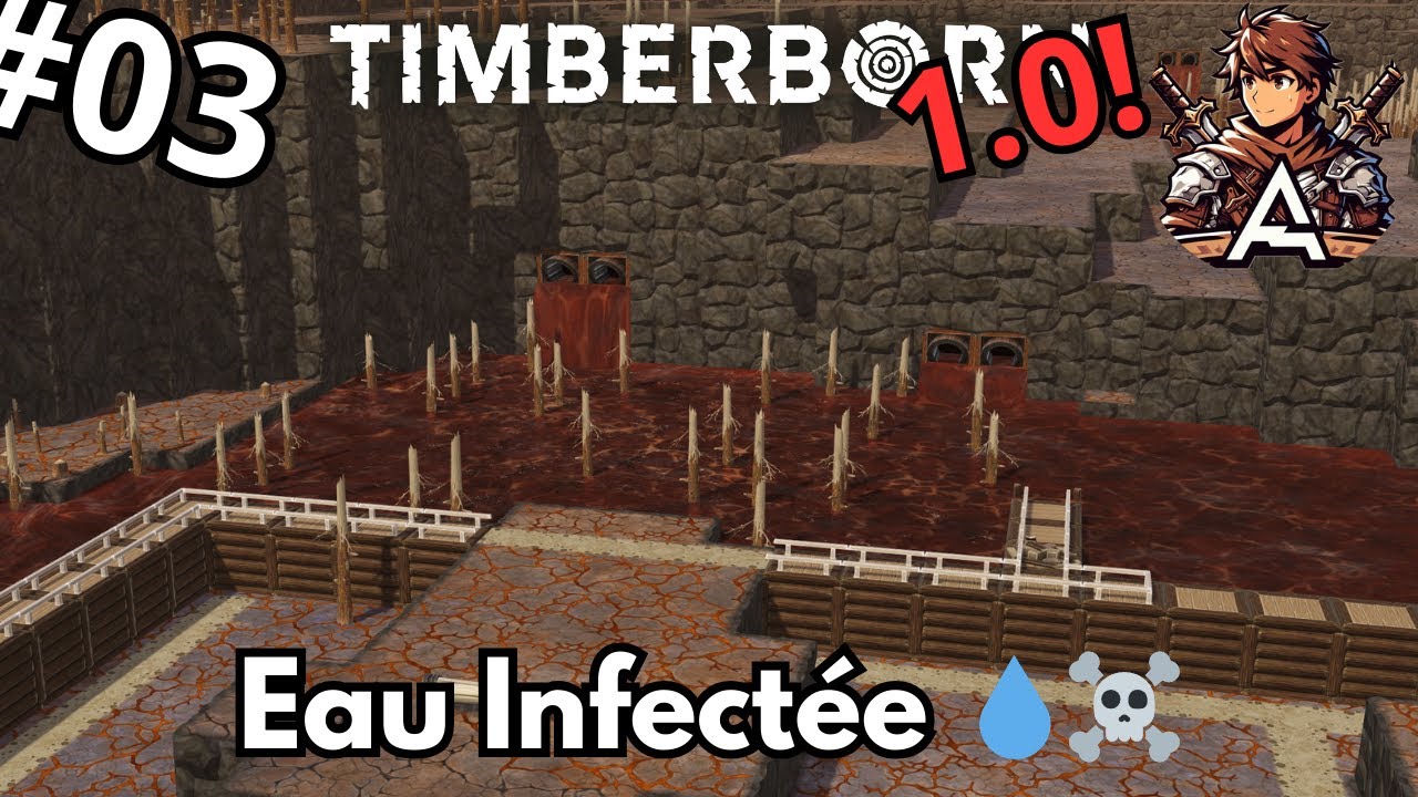 Timberborn FR Ep.3 – Première Infection des Eaux et Début des Problèmes ⚠️💧