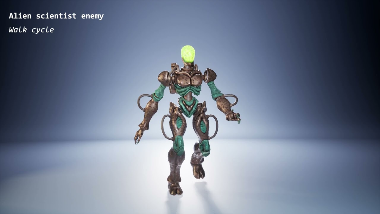 Neila enemy animation reel