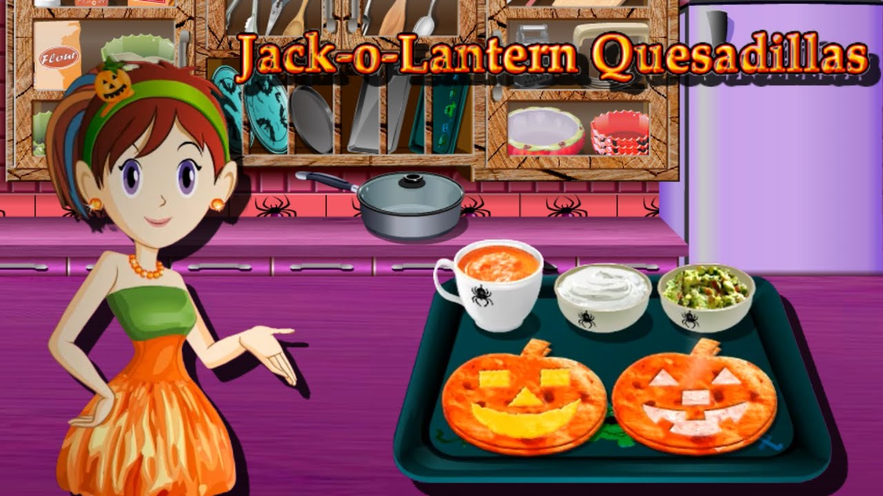 Sara's Cooking Class: Jack-o-Lantern Quesadillas