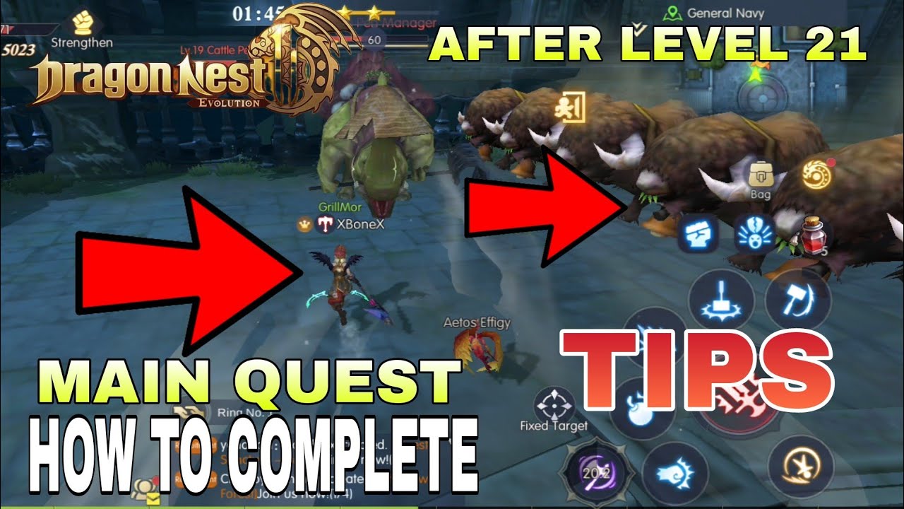 Dragon Nest 2 Evolution | Guide HOW To Complete Main quest After Level 21 | New MMORPG
