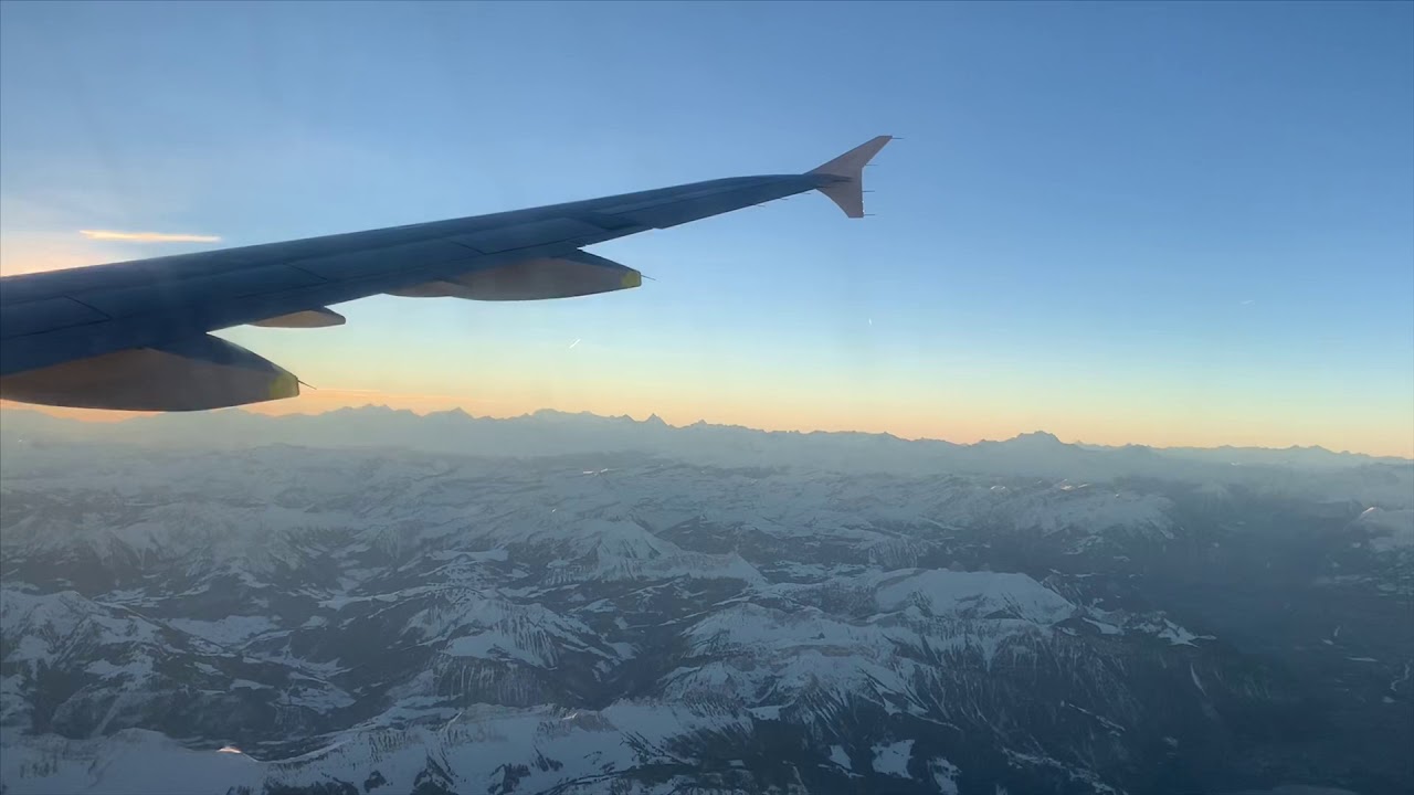 Swiss Airbus A321 Scenic Flight LX2805 Geneva - Zurich