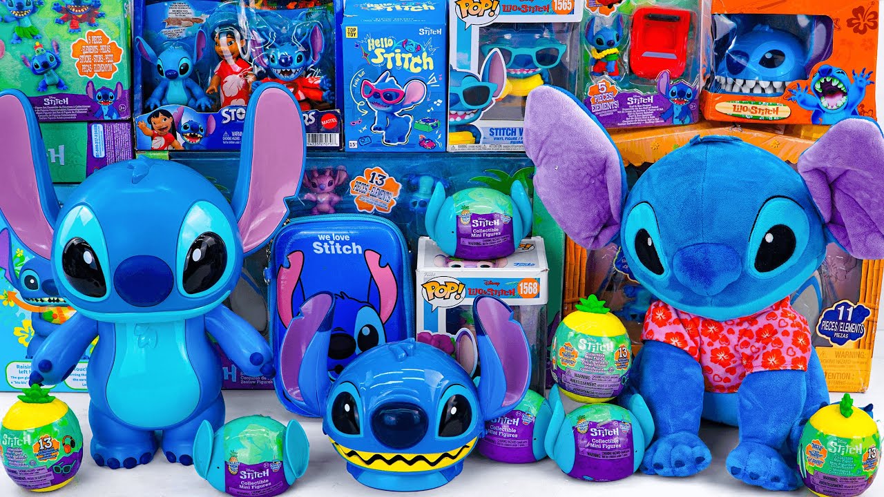 Disney Lilo & Stitch Toy Collection Unboxing Review | Large Stitch Red Hawaiian Shirt Plush