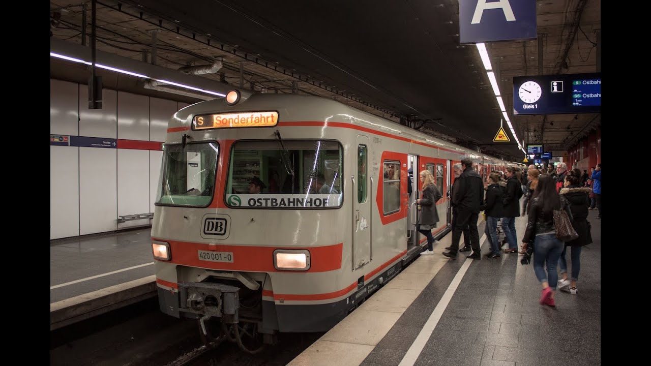 ET 420 001 pendelt auf der Stammstrecke