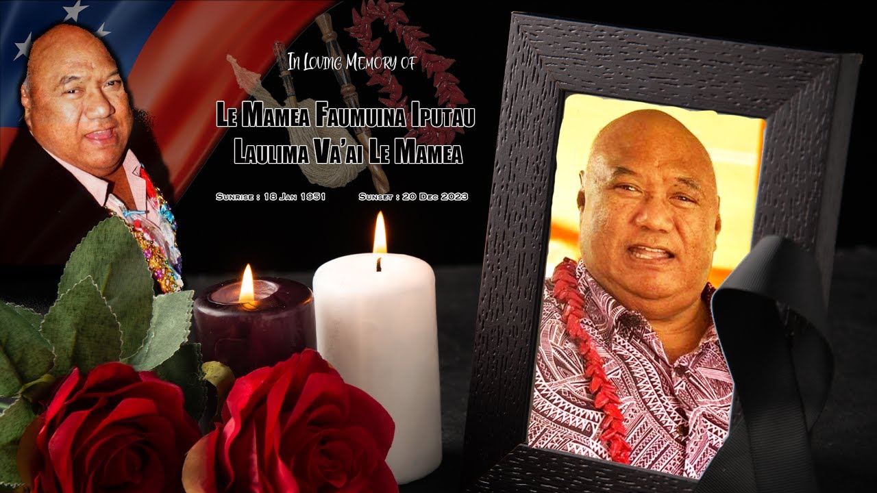 Reception & Fa'aaloaloga for Le Mamea Faumuina Iputau Laulima Va'ai Le Mamea