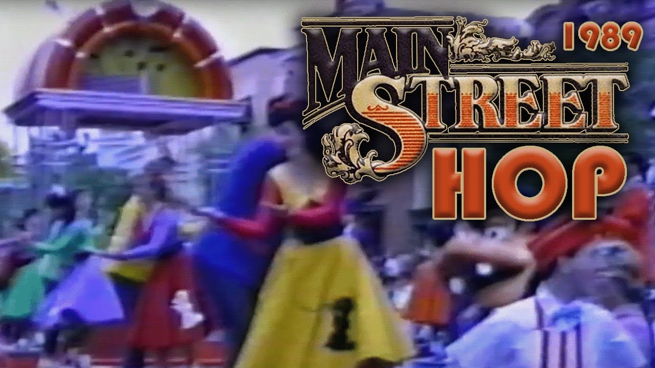 The Main Street Hop Blast to the Past at Disneyland 1989