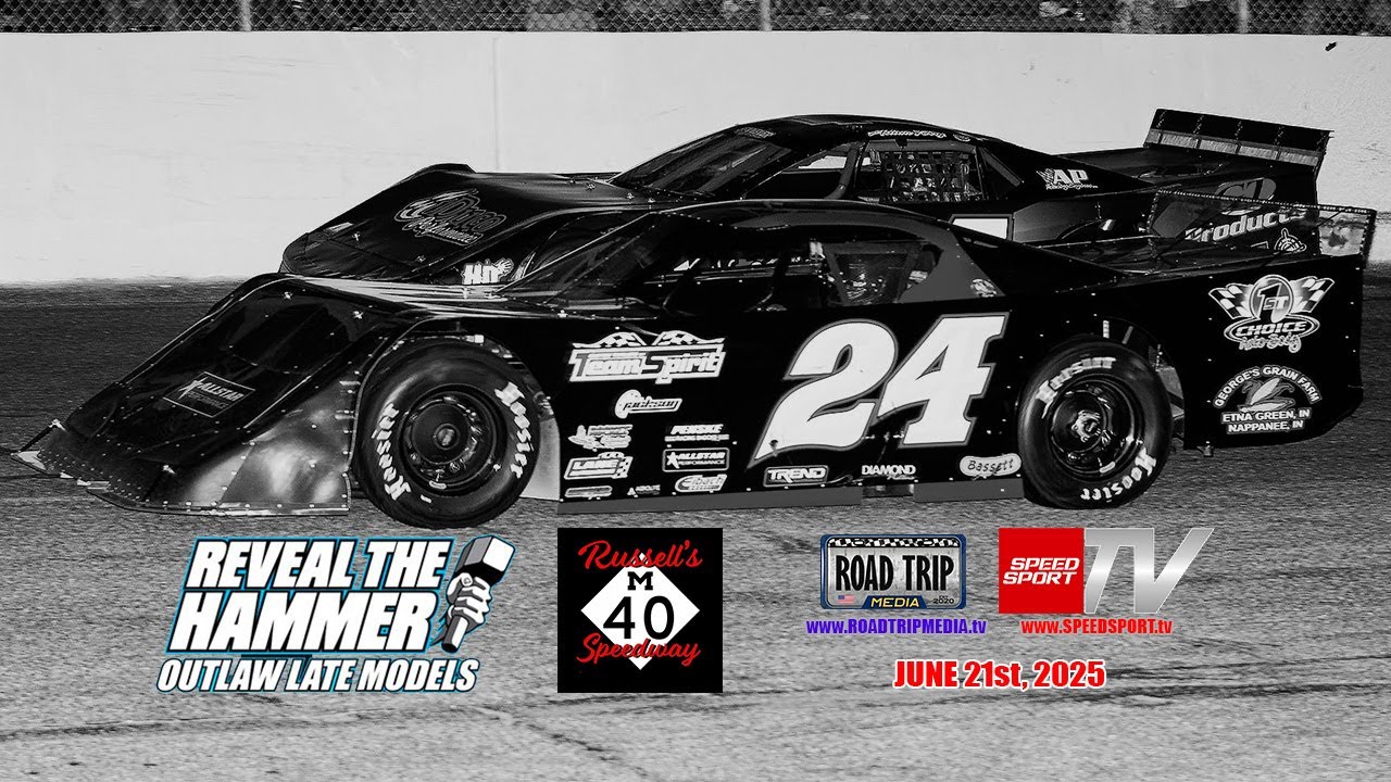 2025 Reveal The Hammer Outlaw Late Models Smitty Memorial At Russell's M-40 Speedway - (HIGHLIGHTS)