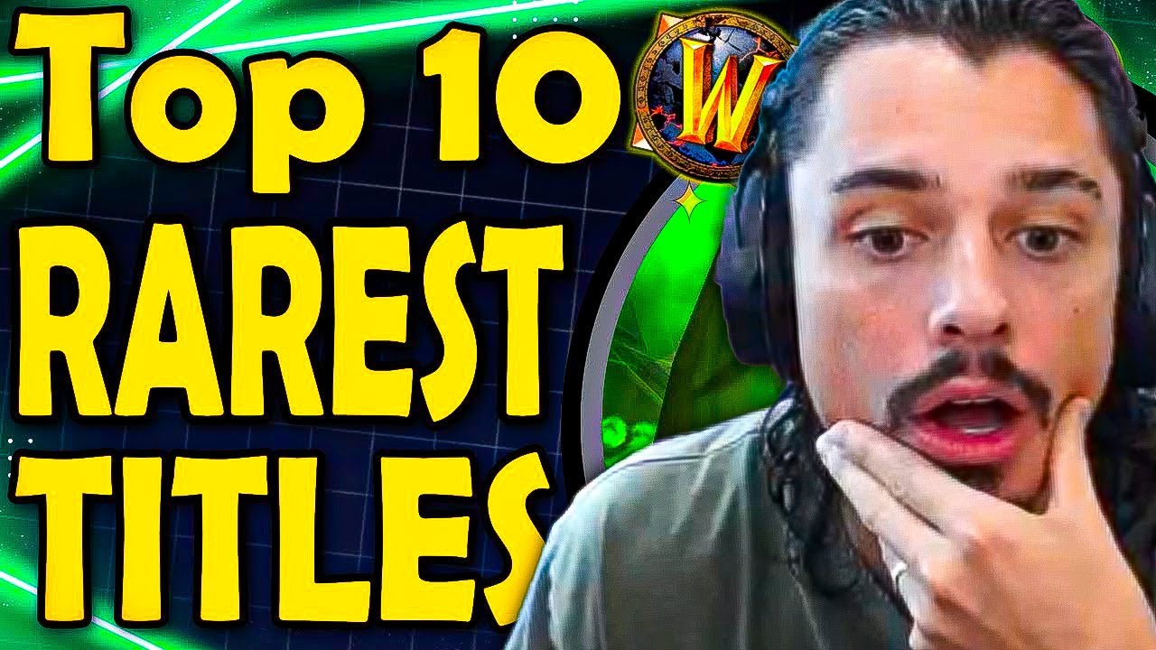 Xaryu Reacts to Top 10 Rarest Titles in WoW