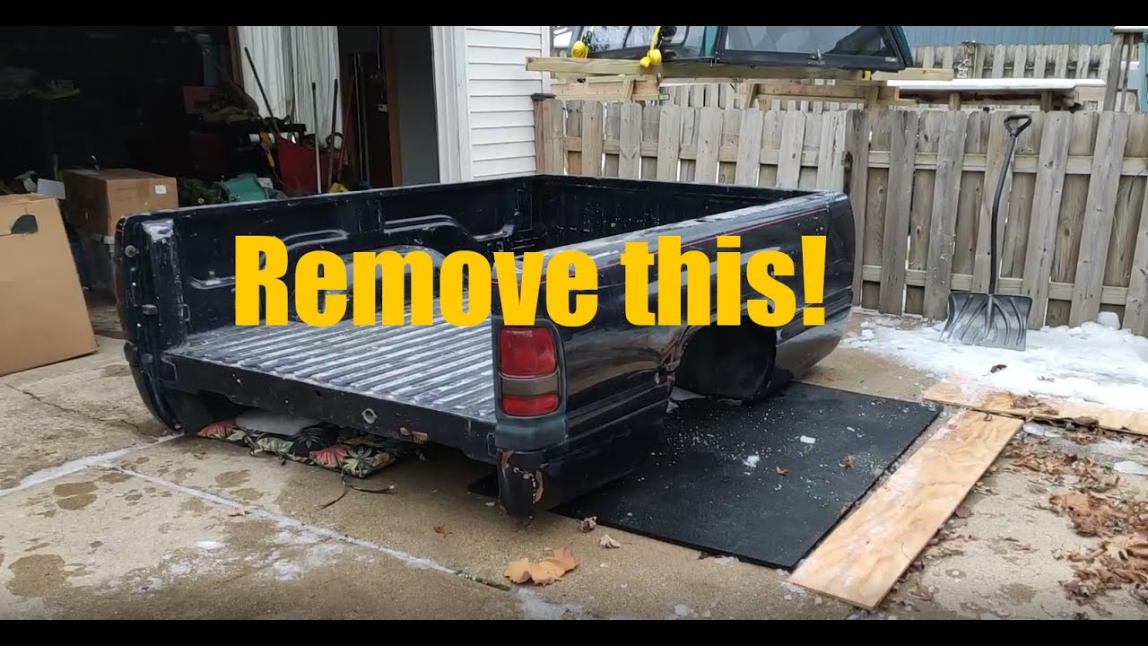 How to Remove a Truck bed by yourself