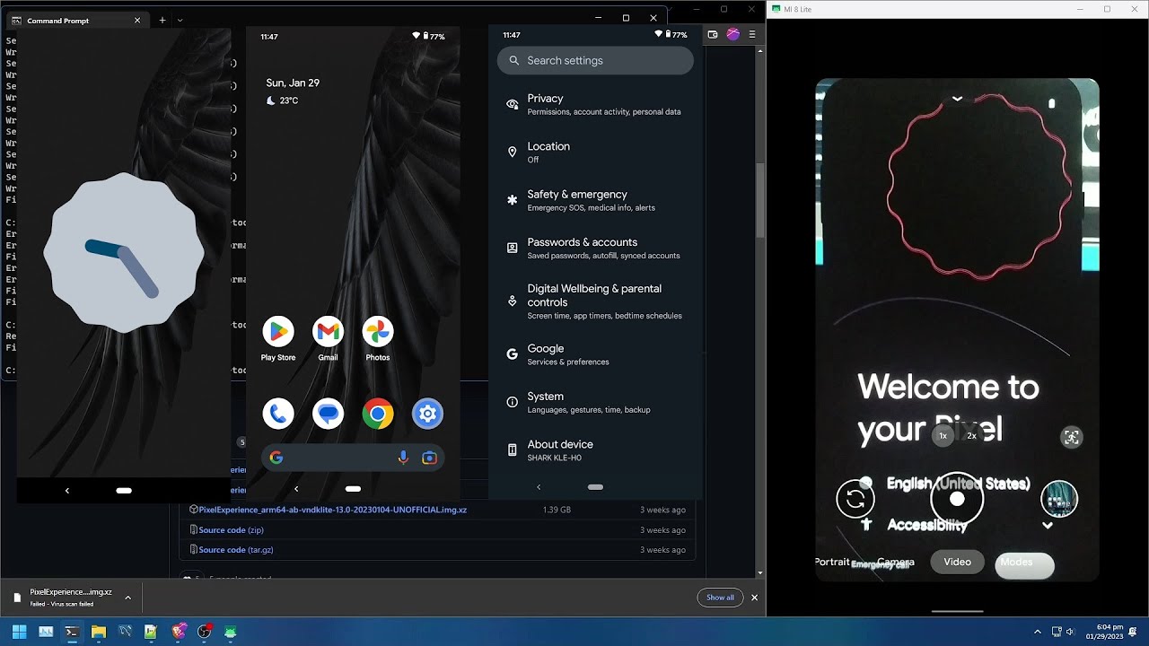 Install PixelExperience to Black Shark 3