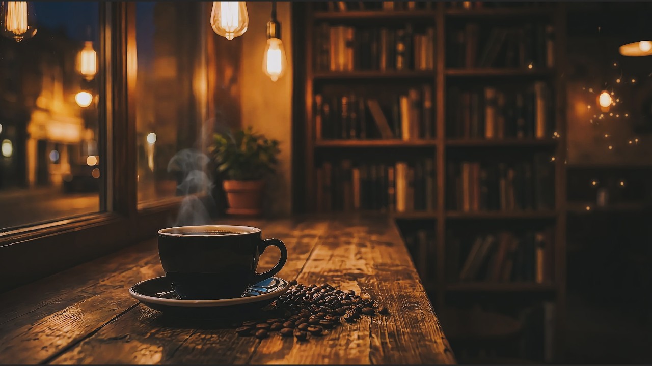 Late Night Coffeehouse Jazz R&B | Smooth Music for Focus & Relax