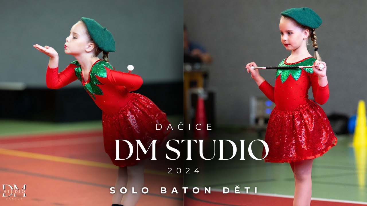 DM Studio Dačice - Patricie Kryzanová - solo baton děti 2024