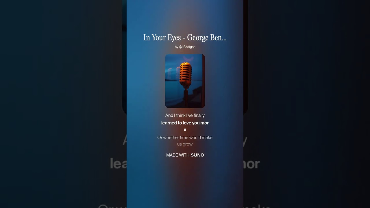 In Your Eyes   George Benson Pinoy Soul