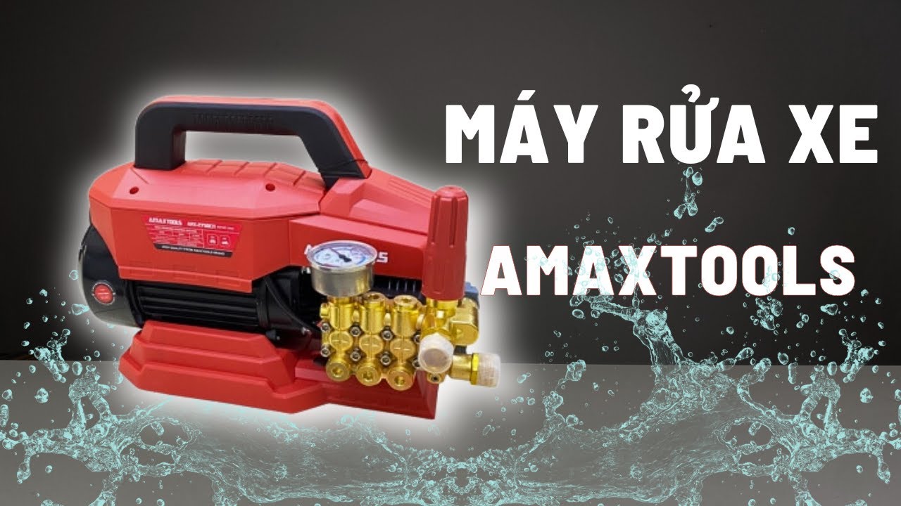 Test Độ Khỏe M&aacute;y Rửa Xe &Aacute;p Lực Cao 2750W Của AMAXTOOLS | Điện M&aacute;y Đăng Nga