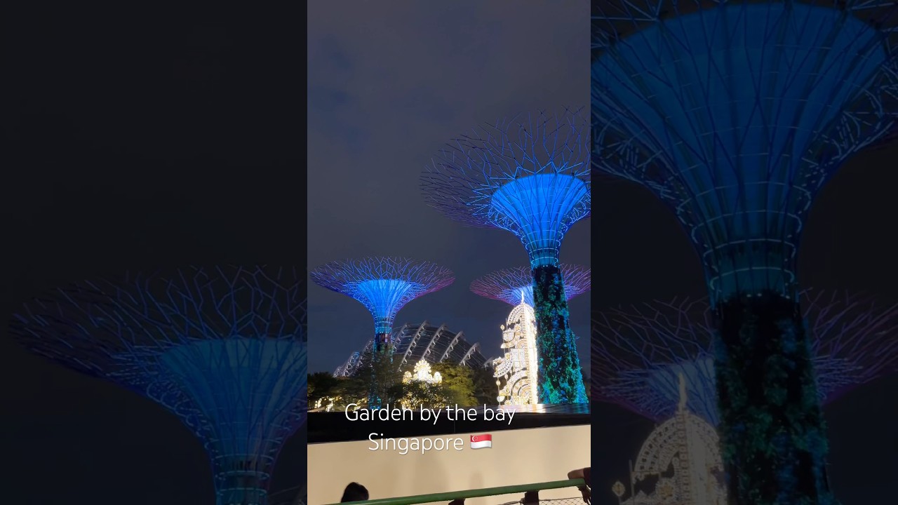 Beautiful place to visit Singapore 🇸🇬 garden by the bay 👌💯