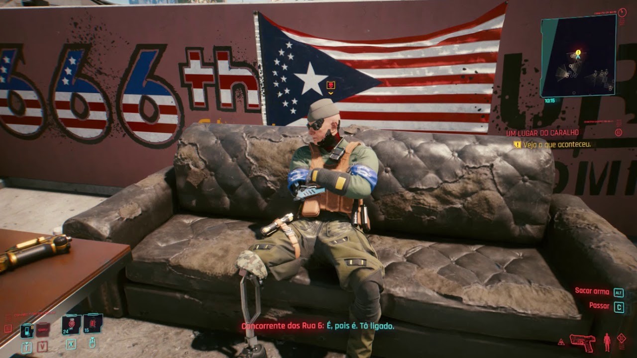 Cyberpunk 2077 - Easter egg do Bolsonaro