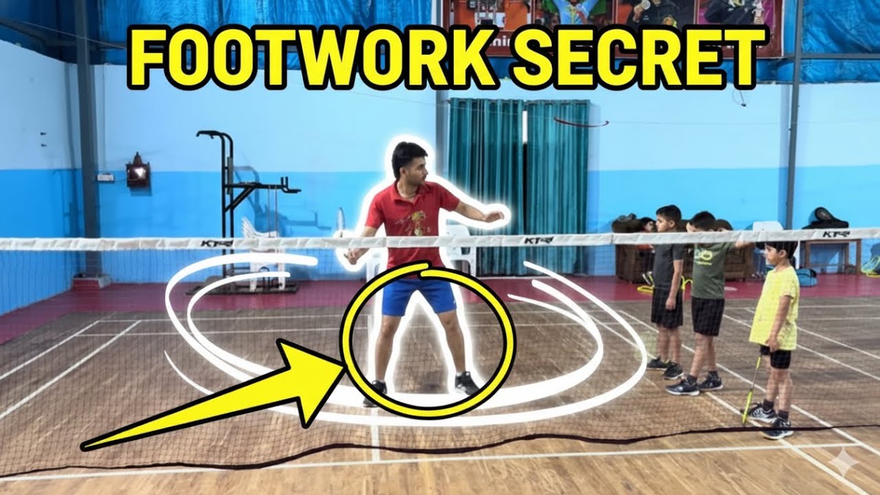 Improve Your Speed Instantly ⚡ Badminton Footwork Secret  #badminton #footwork