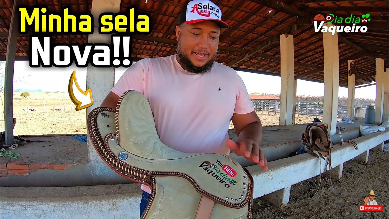 COMPREI UMA SELA PROFISSIONAL DE VAQUEJADA | o dia dia do vaqueiro.