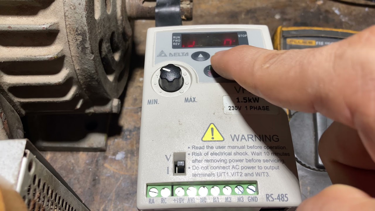 Cài đặt biến tần Delta VFD L