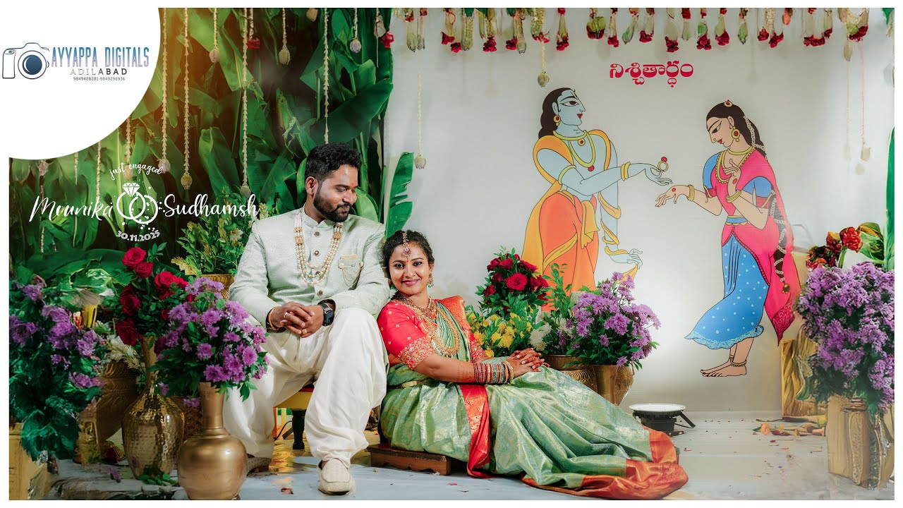 Mounika & Sudhamsh ll Best Engagement Teaser ll 4k by Ayyappa Digitals ll 2025