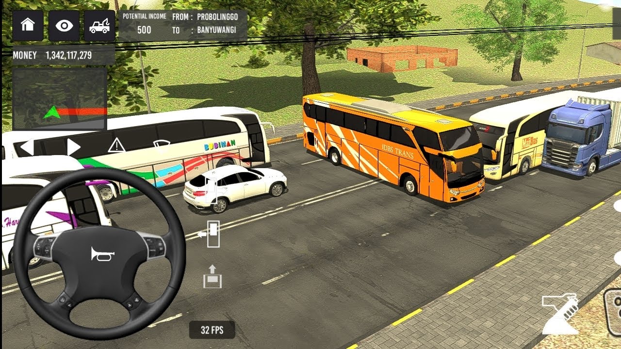 BUS SIMULATOR INDONESIA || Bus driving 🧑‍✈️City Euro Coach Simulator 🔥_Android Gameplay Bus 2024 
