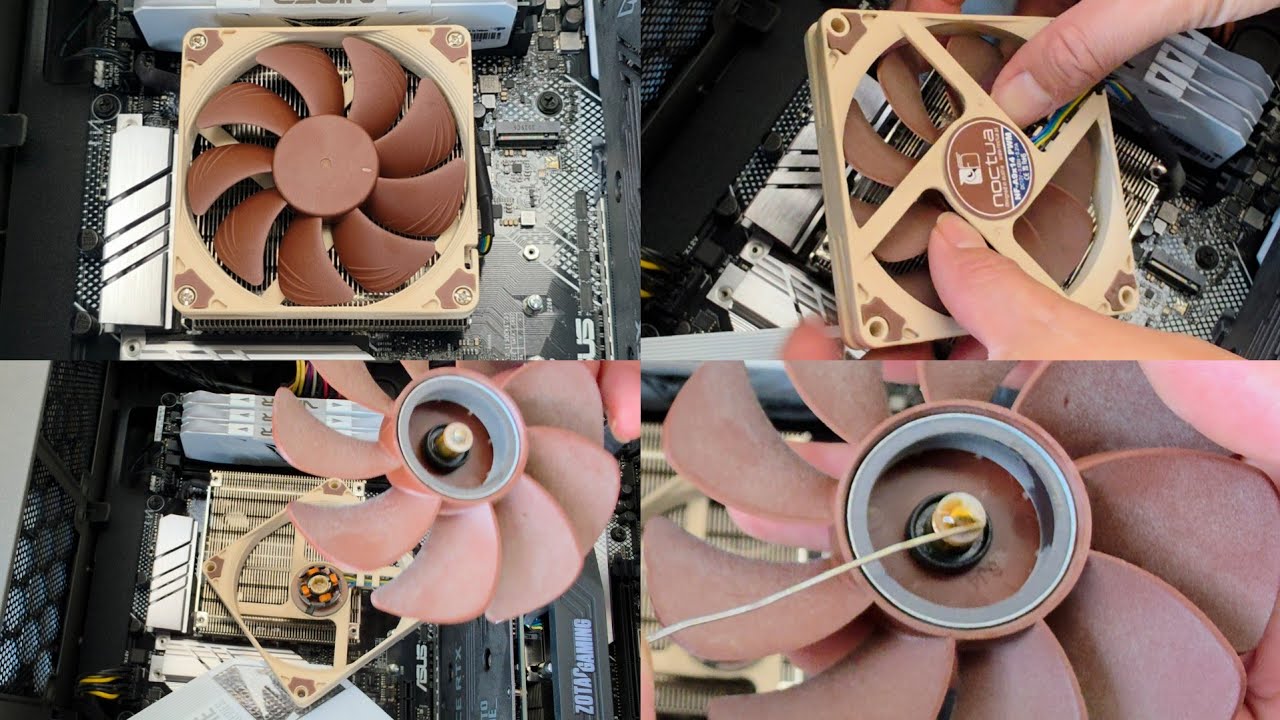 Noctua NF-A9X14 PWM 12V 2.52W 0.21A CPU Processor Cooler Heatsink Fan Repair