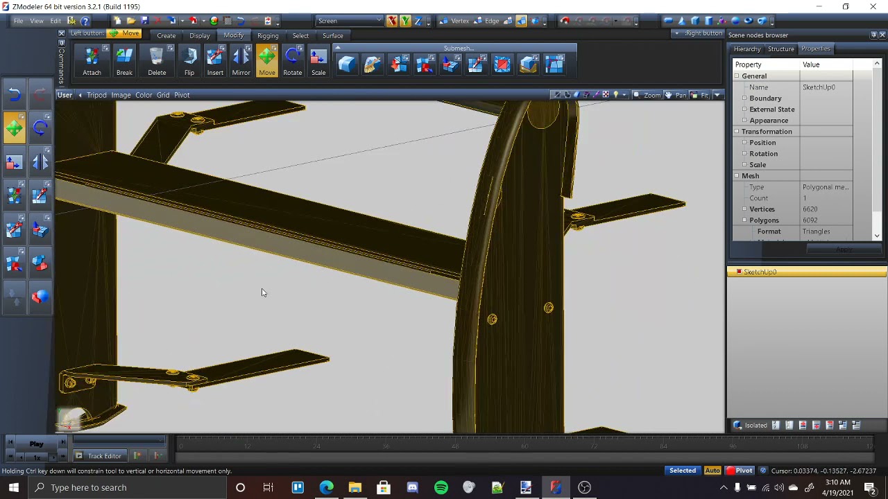How to add text to your rambar in ZModeler3