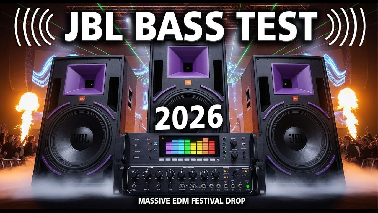 JBL BASS TEST 2026 🎶 MASSIVE EDM FESTIVAL DROP 🔊 JBL SPEAKER ULTRA DEEP BASS
