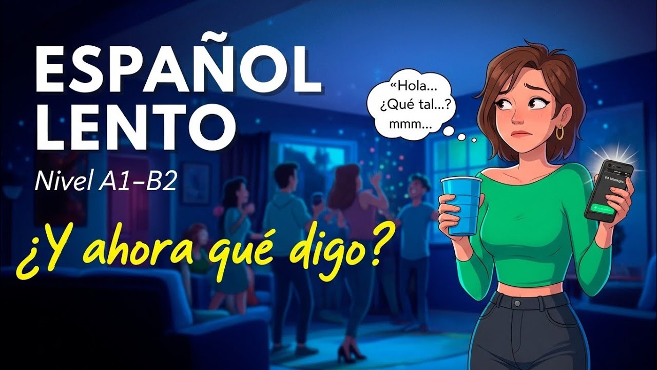 You’re at a Party… But Don’t Know What to Say? | Learn Spanish vocabulary (A1–B2)