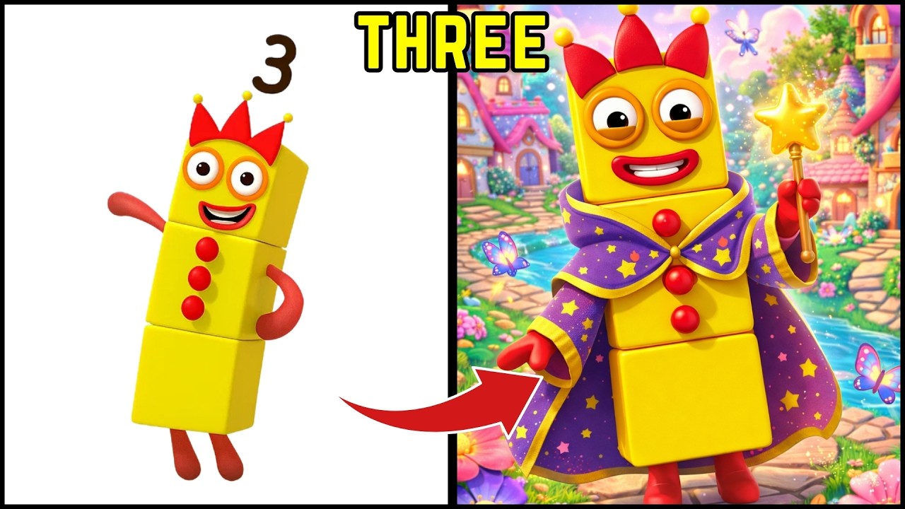 Numberblocks Lived in Fairy Tales 🏰✨ | Magical Number Adventures for Kids