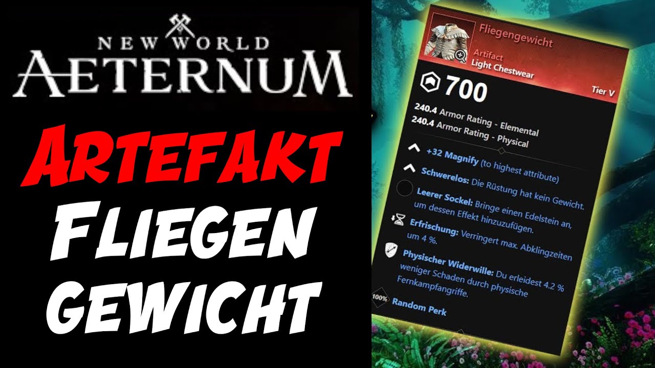 Fliegengewicht Artefakt Farmen🧩New World Aeternum🧩