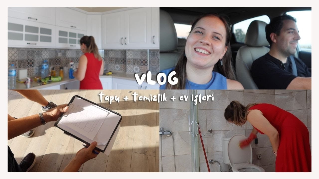 EVİMİZİ ALDIK | BANYOLARI VE EVİ TEMİZLEDİK | MOBİLYA YAPTIRIYORUZ | VLOG 🌱