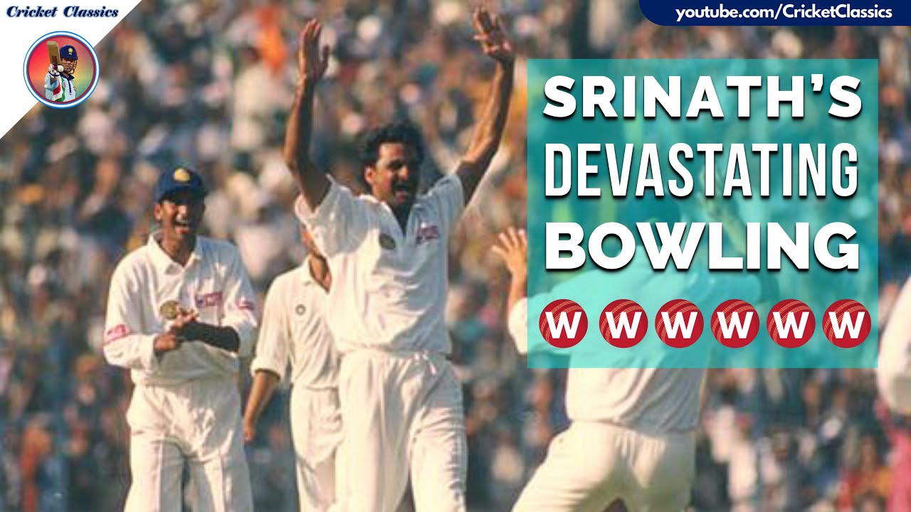 Javagal Srinath 6/21 Devastating Spell Scripts Dramatic Win for India!! Ind vs SA 1st Test 1996