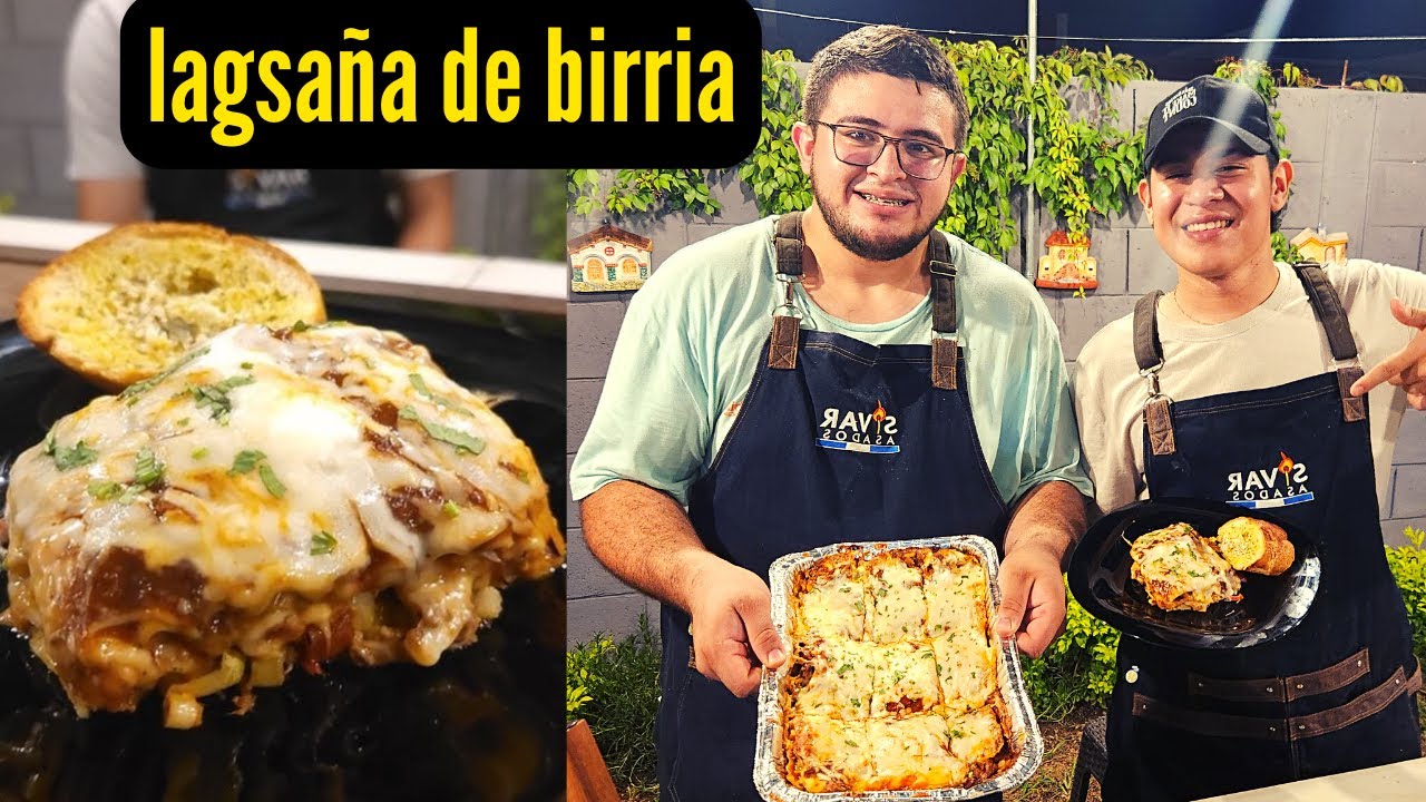 Lasagna de birria a la parrilla - Sivar asados