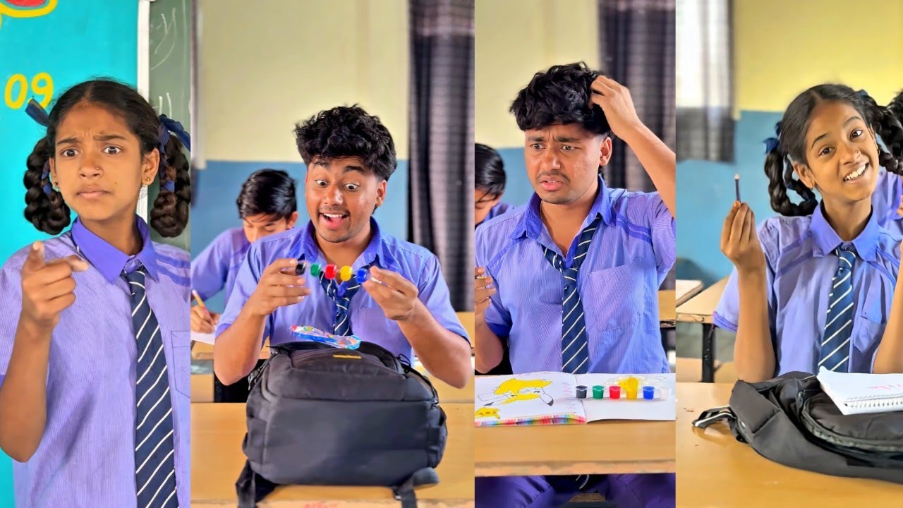 डोली बंकू की बचपन की यादें 😍 || Doli Banku Ki Bachapan Ki yade 😊 || Short Film || School Funny Video