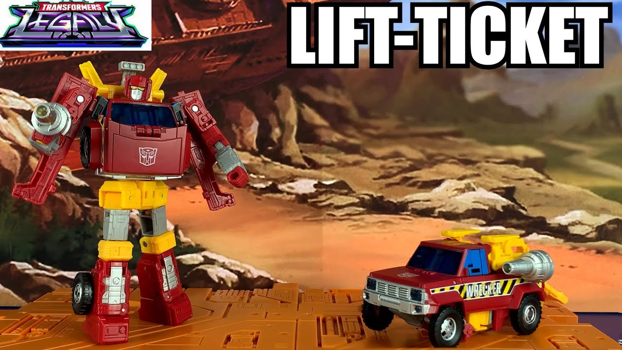 Transformers Legacy Generations Selects LIFT-TICKET Unboxing and Review