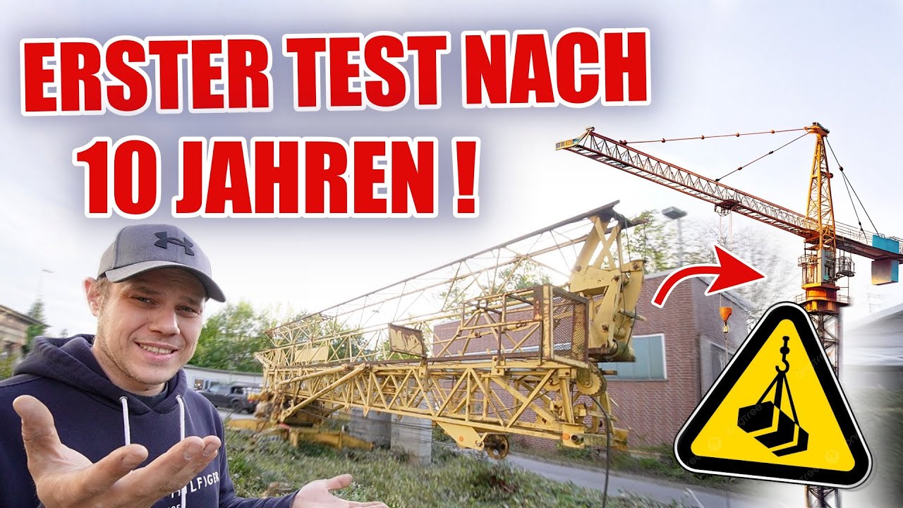 VERGESSENER BAUKRAN 🤯 🫣 - Erster START nach 10 Jahren STANDZEIT 🤩 POTAIN | ItsMarvin