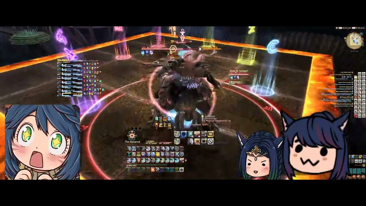 FFXIV Abyssos: The Eighth Circle (P8S) Part 1 Doorboss - AST PoV (Team LATLAT)