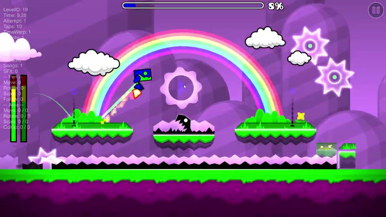 Peak Geometry Dash Gameplay